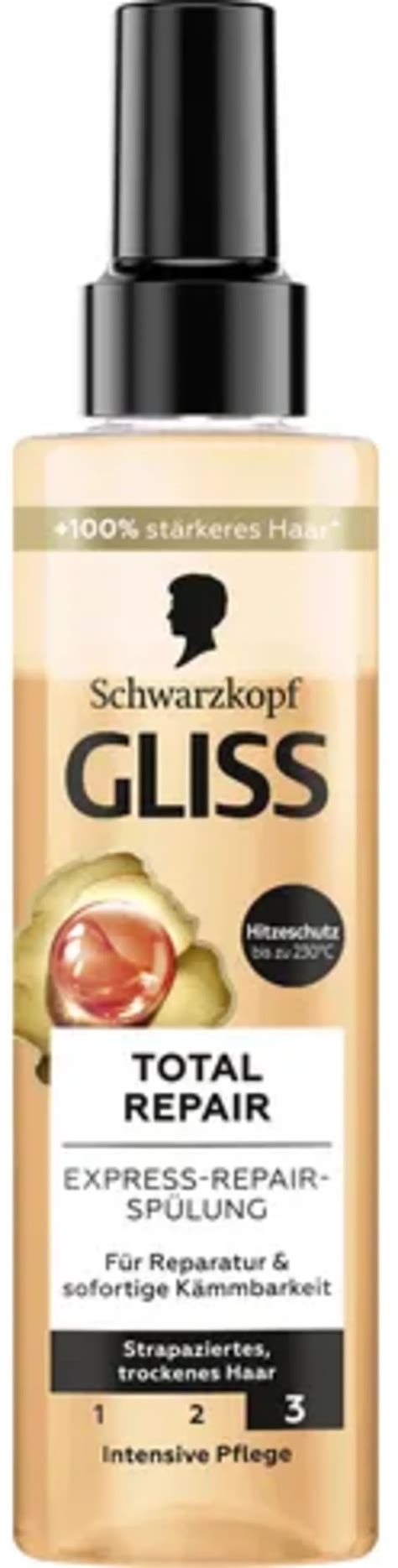 Schwarzkopf Gliss Kur Total Repair Express Repair Sp Lung Ml Oh