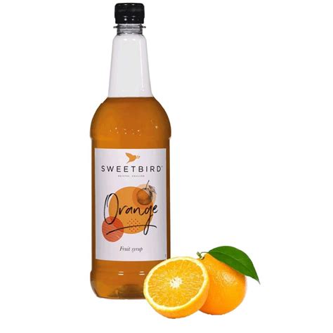 Sweetbird Orange Syrup 1 Litre Bottle A1 Coffee