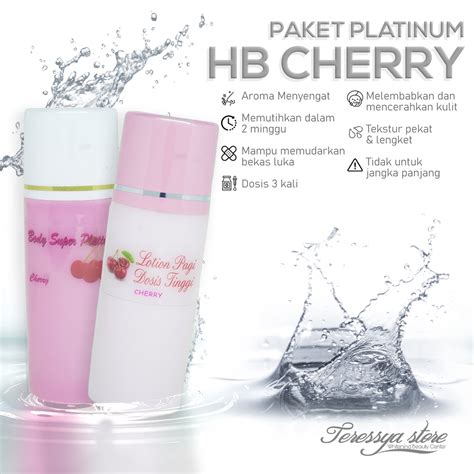 Jual PAKET PLATINUM TRIPLE DOSIS HB CHERRY SIANG DAN MALAM Shopee