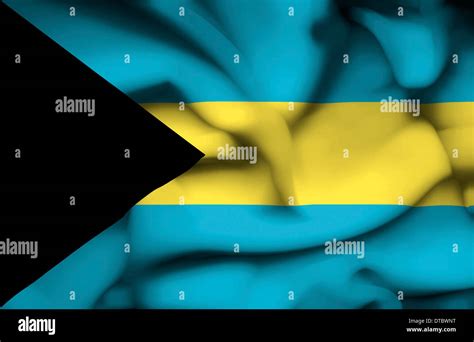 Bahamas Waving Flag Stock Photo Alamy