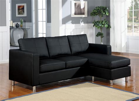 15 The Best Black Leather Sectionals with Ottoman