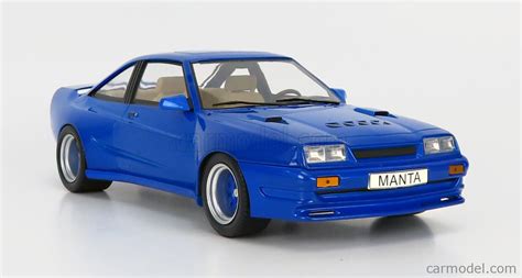 MCG MCG18382 Scale 1 18 OPEL MANTA B MATTIG 1991 BLUE MET