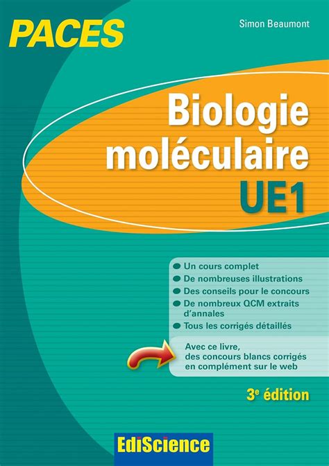 Amazon Biologie Mol Culaire Ue Paces E D Manuel Cours