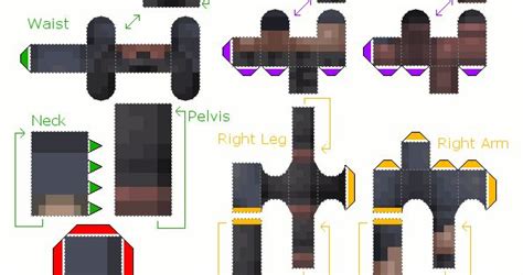 Minecraft Papercraft Bendable Skins