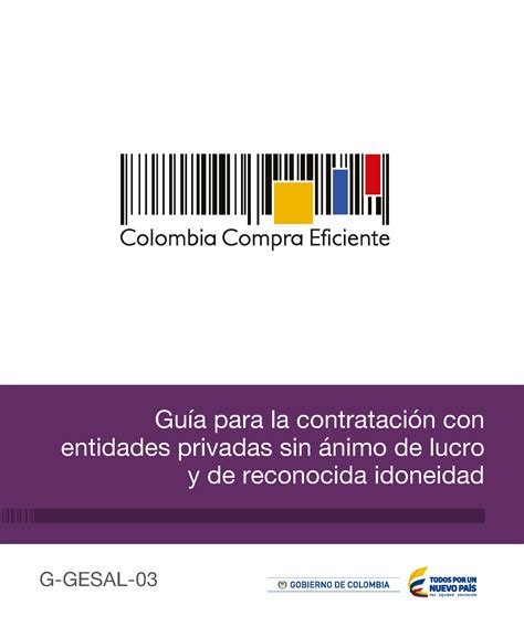 Cce guia esal SECOP II Guía para la contratación con entidades