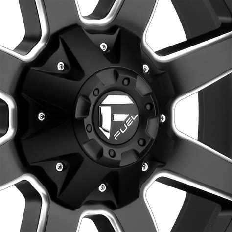 FUEL D538 MAVERICK Wheels Matte Black With Milled Accents Rims