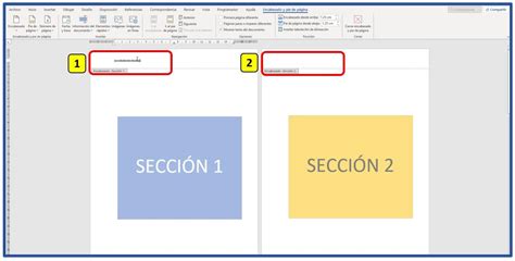 Como Crear Secciones En Word Image To U