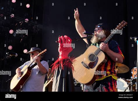 03 June 2023 Rhineland Palatinate Nürburg Kyle Gass And Jack Black Perform With The Rock Band