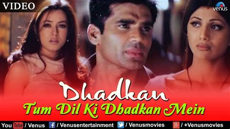 TUM DIL KI DHADKAN MEIN LYRICS - Dhadkan (2000) - Abhijeet Bhattacharya ...