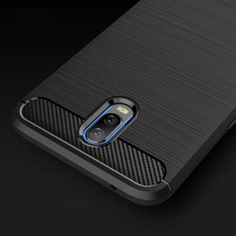 Flexi Slim Carbon Fibre Case For Oppo R17 Black