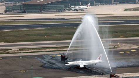 China S C Plane Completes Maiden Commercial Flight Ctv News