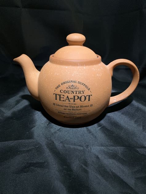 Original Suffolk Teapot Henry Watson Pottery Country Tea Pot Etsy