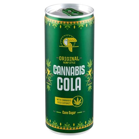 Cannabis Cola Napój Gazowany O Smaku Coli Z Ekstraktem Nasion Konopii