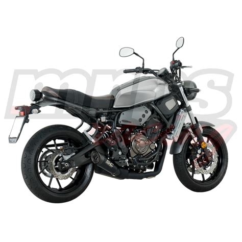 Ligne complète SC Project S1 2 1 Yamaha XSR 700 2016 20 inox noir mat