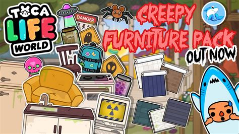 Toca Life World Creepy Furniture Pack Review OUT NOW Toca