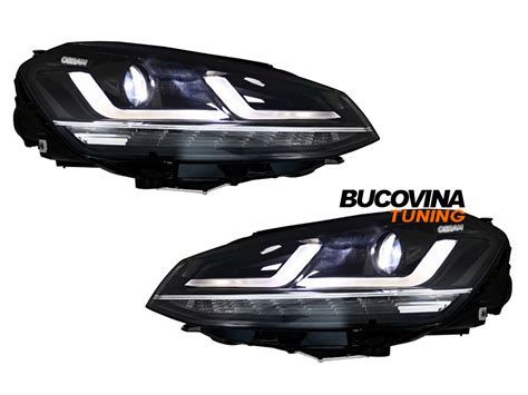 Faruri Osram LED VW Golf 7 12 17 Crom Design Pentru Xenon Bucovina