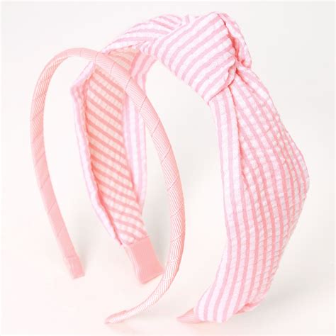 Claires Club Headbands Pink 2 Pack Claires Us