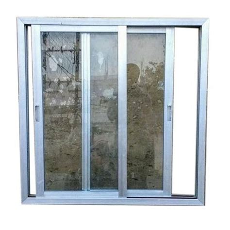 Powder Coated Aluminium Two Track Window For Residential And