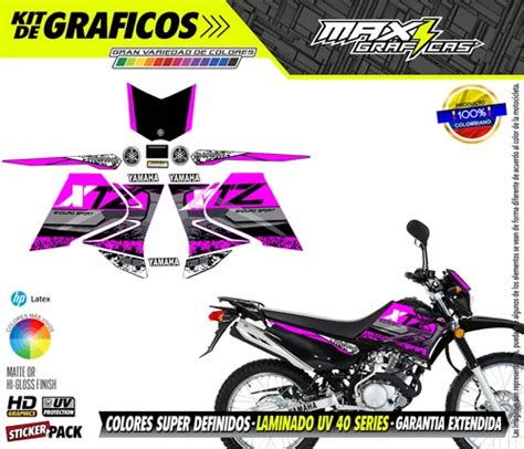 Calcomanias Yamaha Xtz 125 Edicion Especial Fuccia Cuotas sin interés