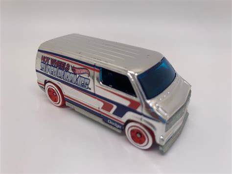 Hot Wheels Custom Dodge Van Chrome Miniature Collectible Model Toy Car Etsy