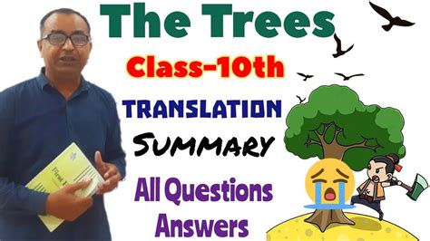 The Trees Class 10 The Trees Poem Class 10 The Trees Poem Class 10 Most Important Questions