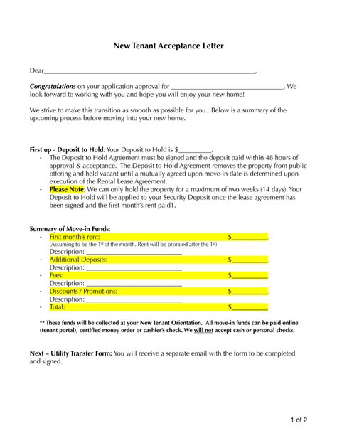 Get Rental Application Approval Letter Form And Fill It Out In January 2023 Pdffiller