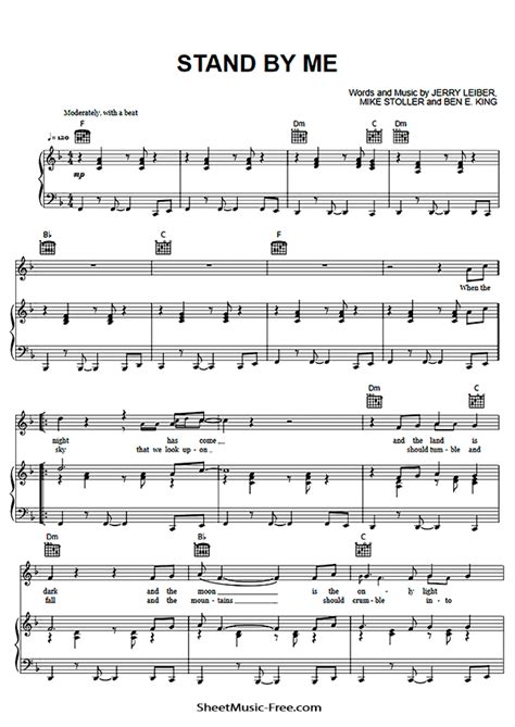 Download Stand By Me Sheet Music Ben E King Download