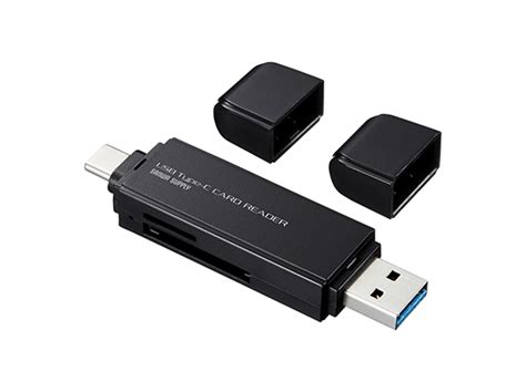 サンワサプライ製 Usb Type Cusb A両対応コンパクトsdカードリーダーadr 3tcms6bk｜vaio公式 オンライン