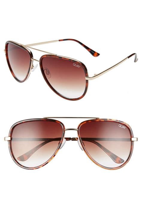 Quay Australia All In 56mm Aviator Sunglasses Nordstrom