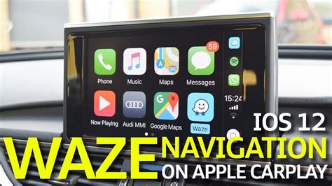 How To Use Waze On Apple Carplay Youtube