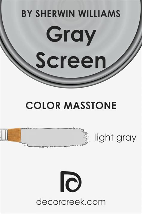 Gray Screen Sw Paint Color By Sherwin Williams Decorcreek