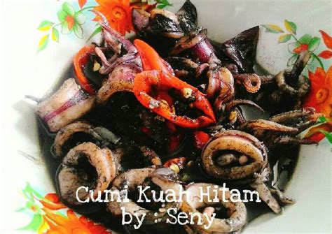 Resep Ikan Cumi Kuah Hitam Oleh Senyross Cookpad