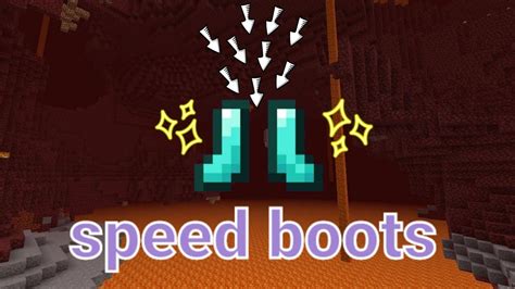 How To Make Speed Boots Minecraft Bedrock Edition Pcps4ps5xbox