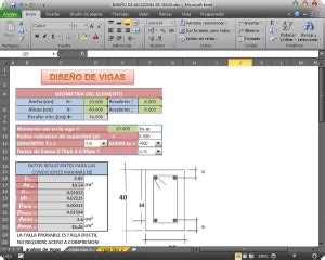 Hoja De Calculo Excel Para Dise O Vigas Civilgeeks