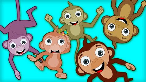 Five Little Monkeys Jumping On The Bed More Kids Songs And Nursery