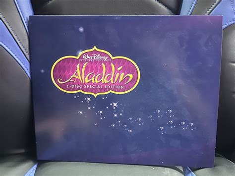 Aladdin Disney Store Exclusive Lithographs With Portfolio Set of 4 2004 Values - MAVIN