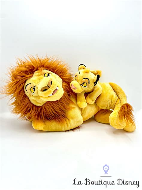 Peluche Mufasa Simba Le Roi Lion Disney Parks 2017 Disneyland Jaune