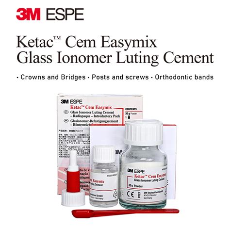 Cemento Gic De Material Dental M Espe Ketac Cem Easymix I Mero De