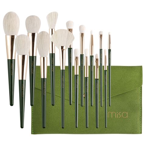 Set 15 Pensule Misa 22 Cm Emerald Collection Emagro