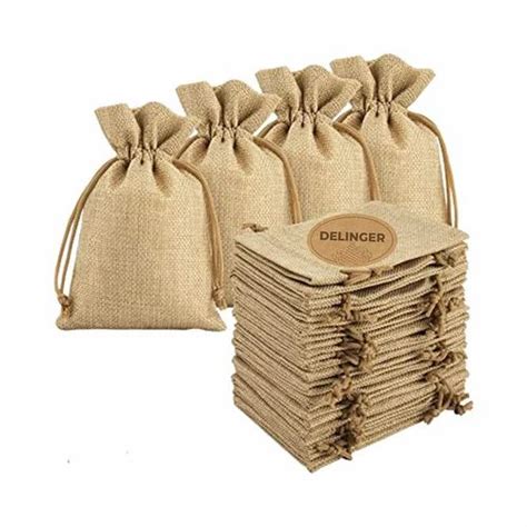 Natural Plain Jute Gift Bags Size Dimension Standrad At Piece In