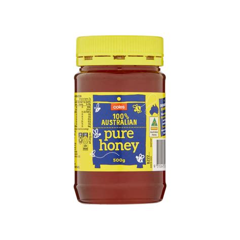 Buy Coles Pure Australian Honey Jar 500g Coles