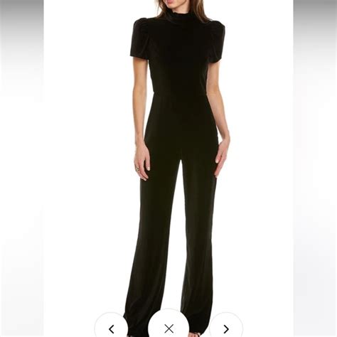 Alice Olivia Pants And Jumpsuits Alice Olivia Jorah Velvet Jumpsuit