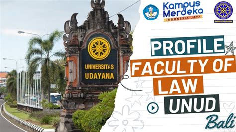 Profile Faculty Of Law Udayana University Bali Indonesia Youtube