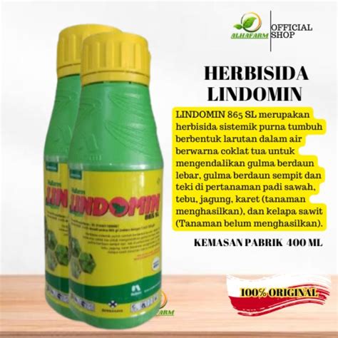 Jual Herbisida Lindomin Sl Ml Kemasan Pabrik Original Shopee