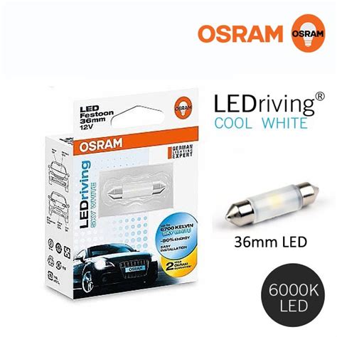 Jual Lampu Mobil Led Osram Ledriving Festoon Mm Kabin Plafon Putih