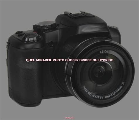 Quel Appareil Photo Choisir Bridge Ou Hybride PhotoLabs Donnez