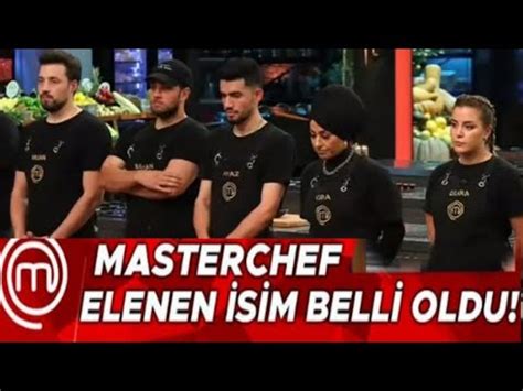 Masterchef Türkiye all star kim elendi YouTube