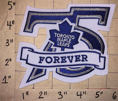 Toronto Maple Leafs 75 Years Forever Nhl Hockey Emblem Patch United Patches