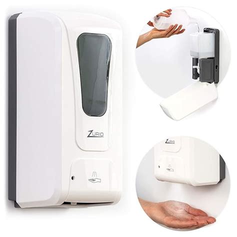 Automatic Hand Sanitizer Dispenser Wall Mount Large Capacity Battery Or Plug In Refillable