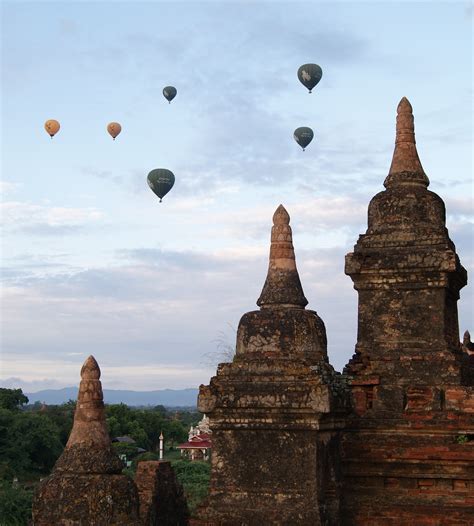 Edit Free Photo Of Temple Balloon Bagan Hot Air Balloon Myanmar Needpix